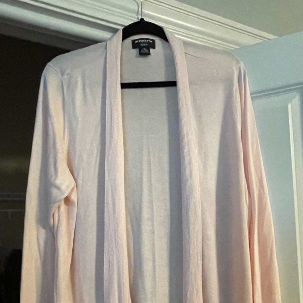 Liz Claiborne pink cardigan